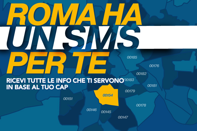 “Roma ha un SMS per te”: Parte la nuova campagna di Roma Capitale